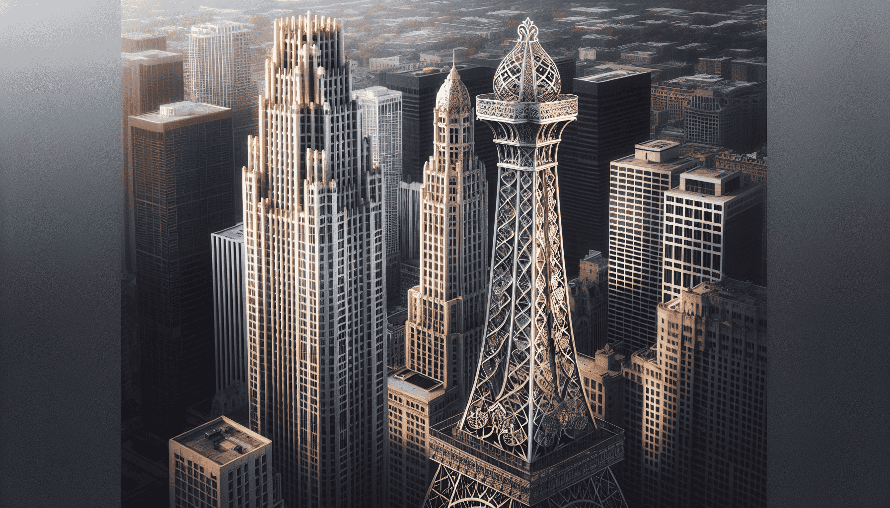 Vue aérienne de Rush Tower